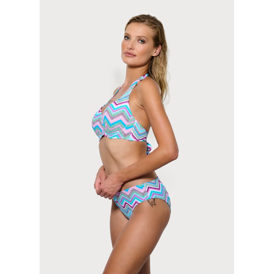 BRA WIPED HARD CUP CHEVRON CUP D