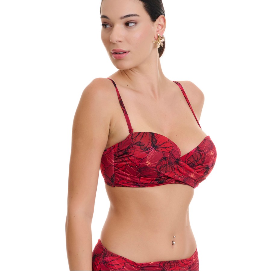 STRAPLESS TOP cup D