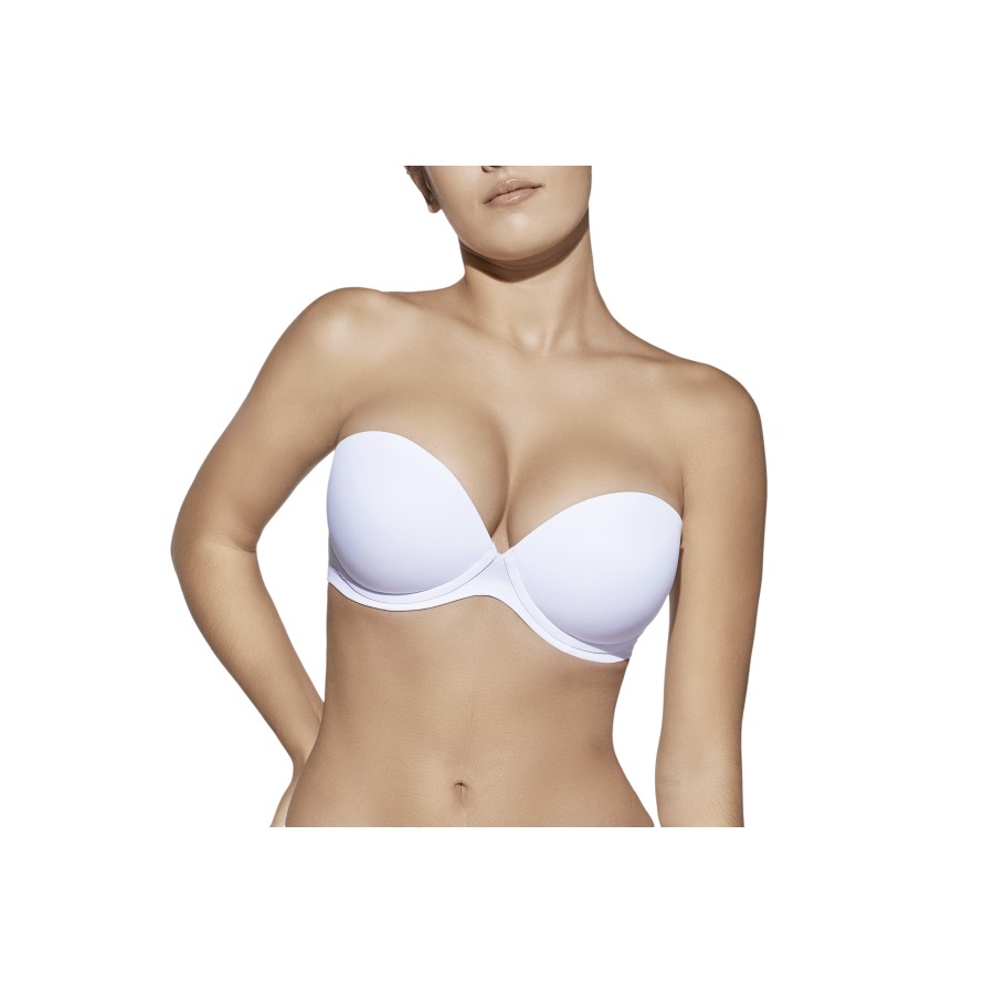 UNDERWIRE PADDED PUSH UP STRAPLESS BRA
