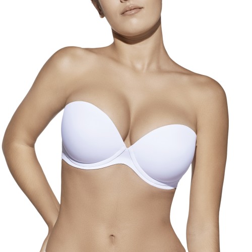 UNDERWIRE PADDED PUSH UP STRAPLESS BRA