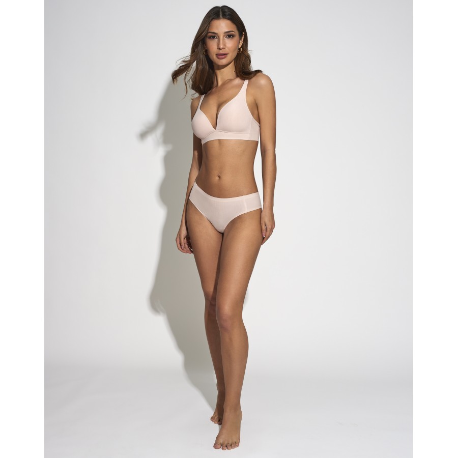 NON WIRED TRIANGULAR BRA WITH FOAM CUP ONE