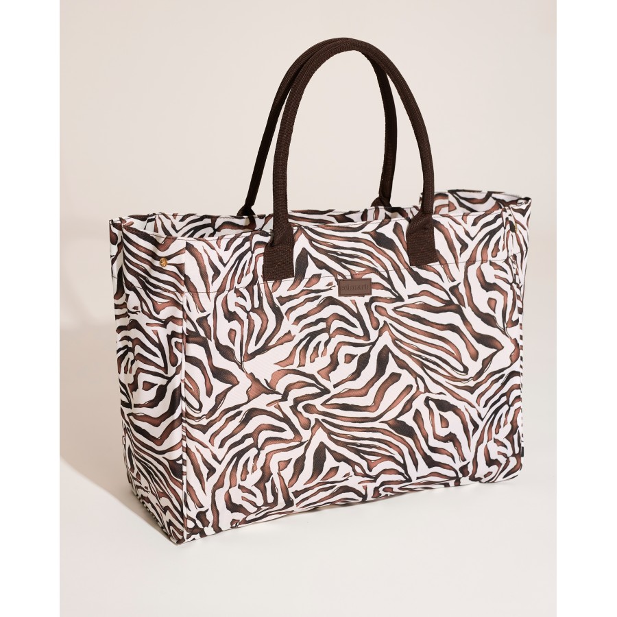 PRINTED BEACH BAG